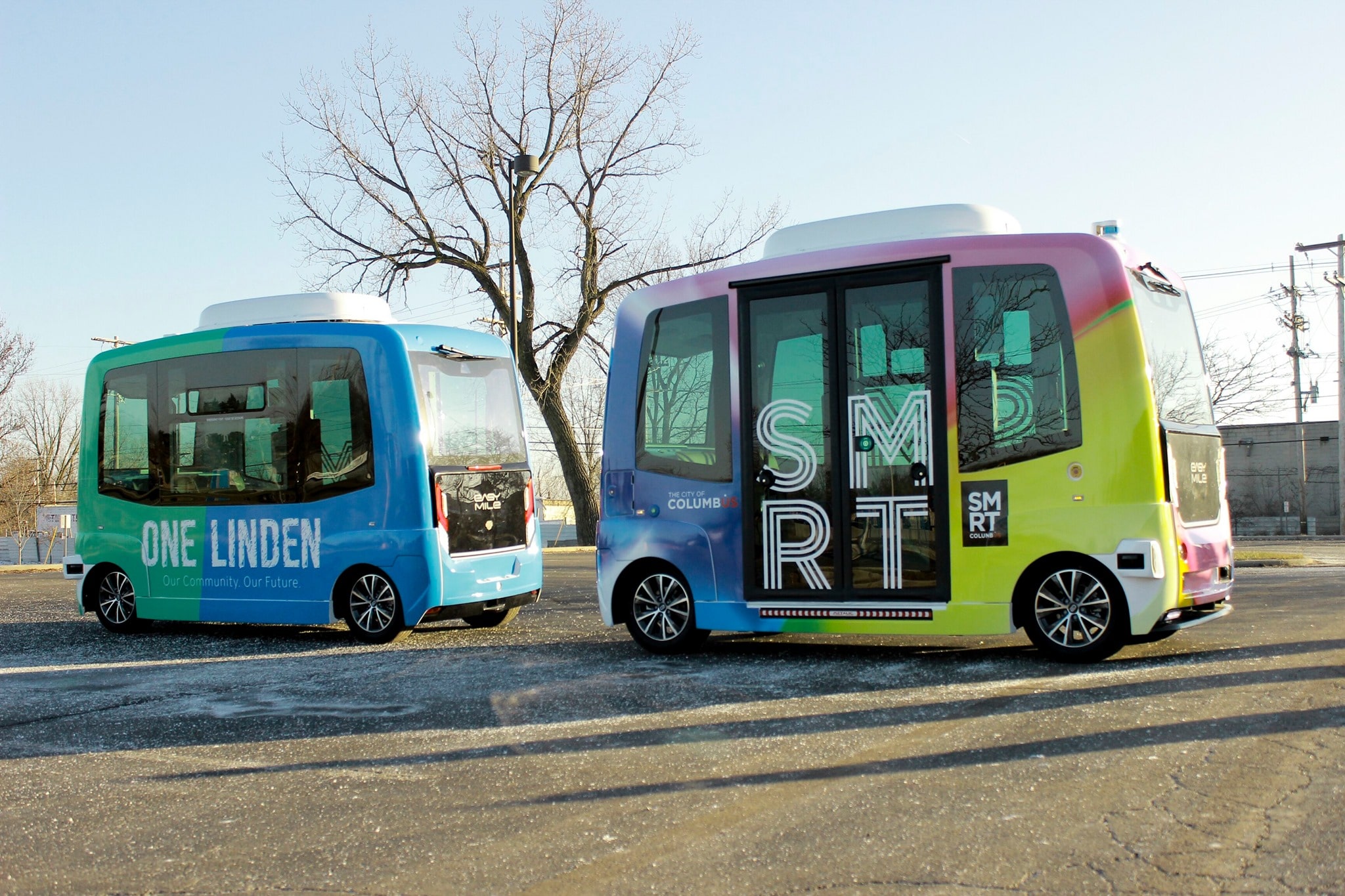 EZ10 Autonomous Shuttles deployed in Columbus Neighbourhood EasyMile