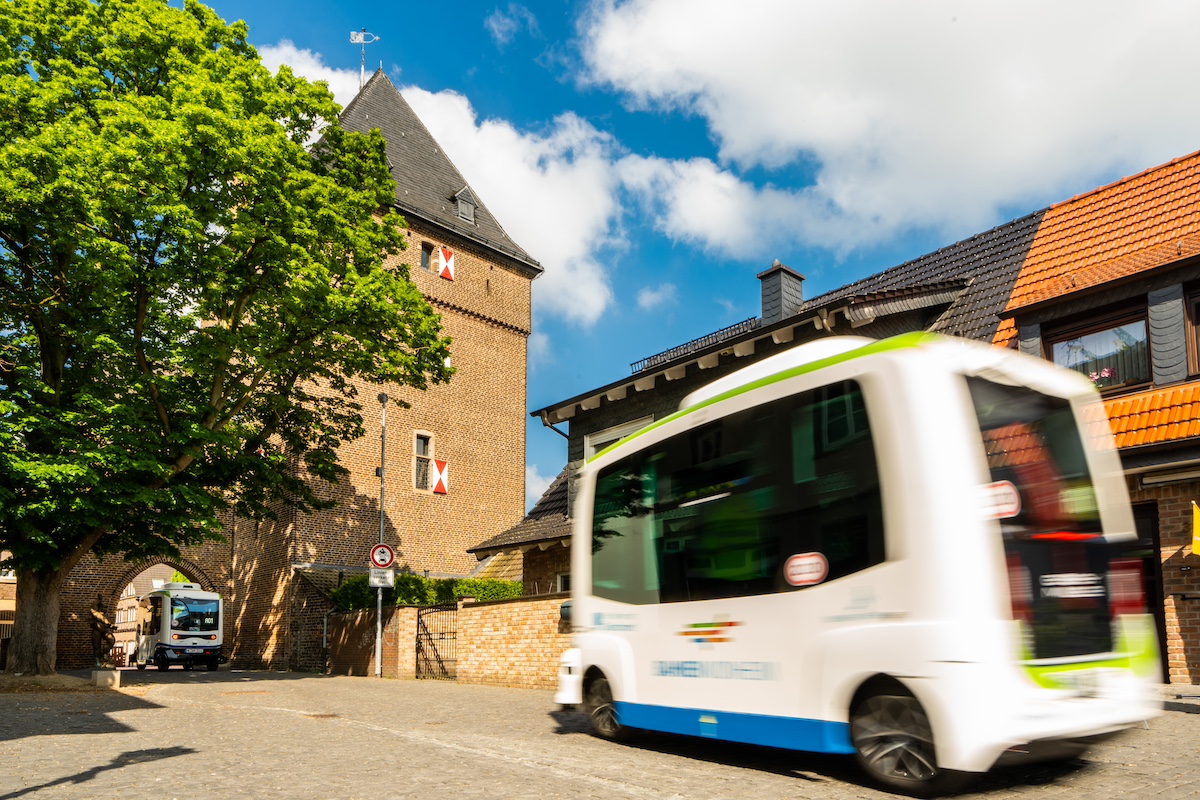 Monheim driverless bus 
